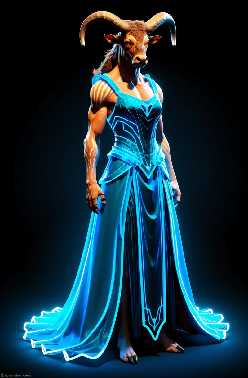 04724-1801699103-Aurochs glowing neon blue gown, Realistic style.png